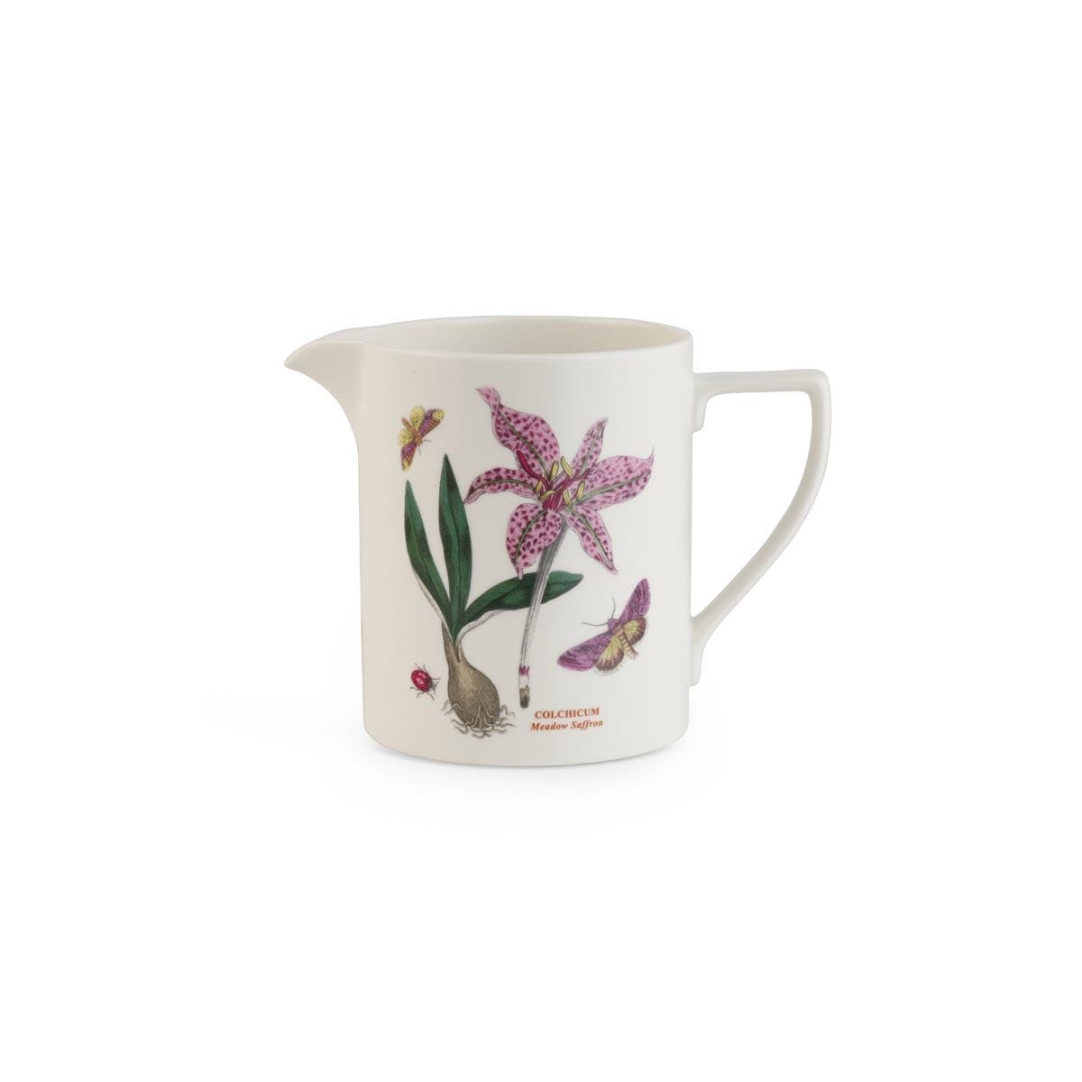 Portmeirion 40.4 oz Botanic Garden Harmony Jug - Porcelain, Meadow Saffron 32 Ounces