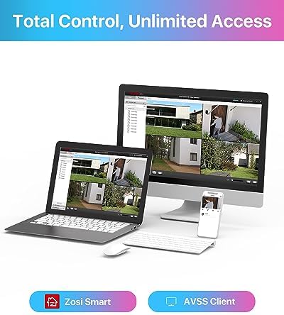 Bild 6 - ZOSI 8CH 4K PoE NVR mit 2TB Festplatte, 8MP Videoüberwachung Recorder für 24/7 Aufnahme, Funktioniert nur mit ZOSI 4K/5MP/3MP/2MP HD PoE Kameras