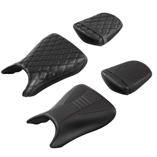 Asiento pasajero trasero YZF R6 2003 sillín copiloto R6S 2006 2007 2008 2009 2