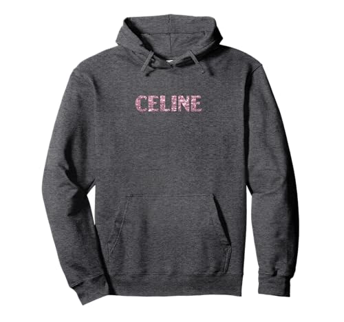 Celine Heart Pink Pullover Hoodie