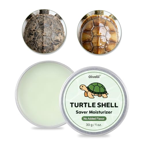 Oivolii Reptile Shell Care Balm – Moisturizing Conditioner for Tortoise Shell & Lizard Skin – Hydrates Dry Shells in Tanks, Basking Areas & Low Humidity Environments