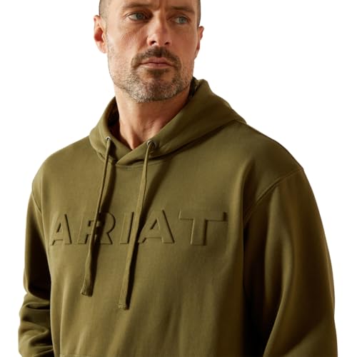 ARIAT Men's Embossed Logo Hoodie4
