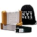 aGreenie Premium Yoga Block de Corcho - Producto 100% Natural - Juego de 1 o 2 - para Fitness y Pilates - Incluye Mochila e Instrucciones de Ejercicio (Set 2 Bloque Tamaño M + Correa)