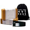 aGreenie Premium yogablok van kurk – 100% natuurproduct – set van 1 of 2 – Yoga Block voor fitness en pilates – incl. rugzak en gratis oefenhandleiding