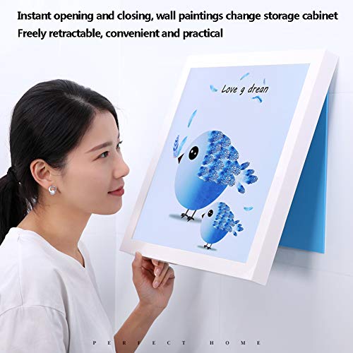 Locker mural caché étanche avec boîte de rangement multifonctionnelle