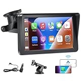 Apple Auto CarPlay Stereo, 7'' Touch Screen Stereo Android Auto Car Stereo Car Radio with Bluetooth Bluetooth Handsfree Stereo CarPlay Bluetooth StereoPortable Car Stereo Screen with Phone Link/FM/AUX