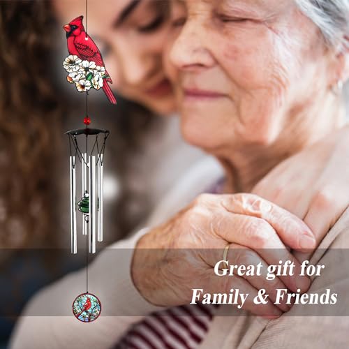 Image of ASTARIN Personalized Wind Chimes Outdoor Large Deep Tone,Large Customized Wind Chimes for Outside Tuned Relaxing Soothing Low Bass,Memorial Windchimes Sympathy for Mom Dad