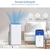 TOSOT 14,000BTU (9,600 BTU SACC) Smart WiFi Portable Air Conditioner with Heater, Powerful Cooling Auto Swing, Dehumidifier, Fan, 24H Timer for Large Room Up to 600 sq ft, AOMI Series