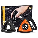 Analan Mini Pet Hair Remover for Car Detailing, Auto Interior, Furniture, Couch, and Carpet，Black+Suit-Orange