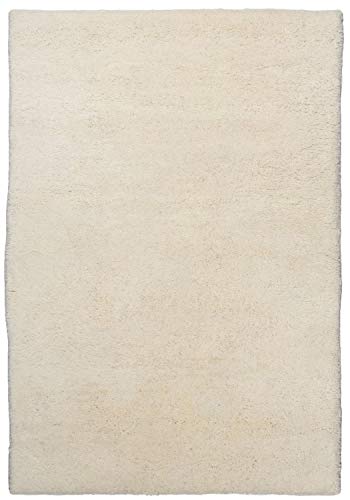 THEKO Berber Teppich Weiss Grösse 70 x 140 cm