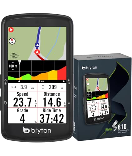Bryton Rider S810 E | Ciclocomputador GPS Pantalla Táctil 3,5