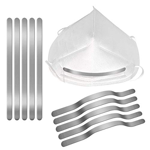 Nose Bridge Strips For Mask, Metal Nose Strip For Masks For Diy Mask, Metal Strips Straps Adjustable Nose Clips Mask Wire Face Diy Making Accessories For Sewing Crafts #TOP26