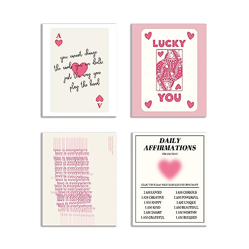 KEUSPI Juego de 4 impresiones sin marco de 8 x 10 pulgadas