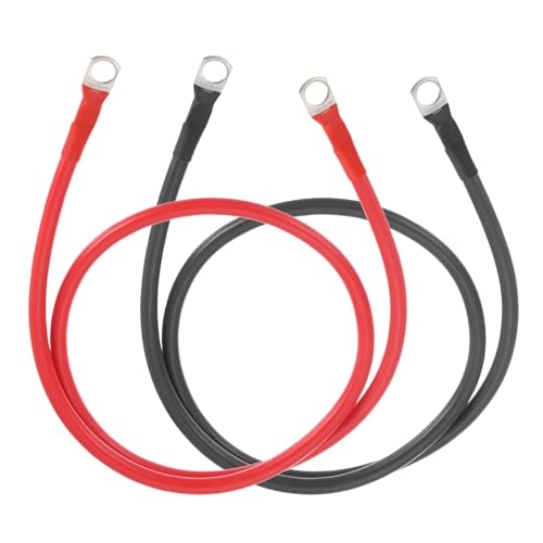 Câble de batterie 6 AWG 90mm en cuivre avec bornes SC rouge noir pour auto et bateau