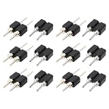 Create idea 20 Paar 2-polige Mini-Stecker-Kits, 2,0 mm, gerade Steckverbinder, Stecker + Buchse, für kleine Geräte, industrielle Automatisierung