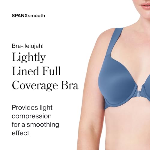 Image of SPANXsmooth Bra-Llelujah Lightly Lined Full Coverage - T-Shirt Bra - Front Closure - Smart Stretch Straps