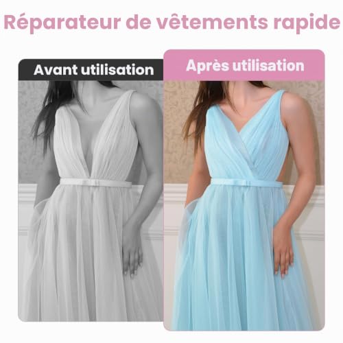 Etiqueteuse Pistolet d'etiquettes Prix etiquettes, Etiquettes de Prix Pistolet avec 5 Aiguilles Étiqueteuse Pistolet de Vêtement 1000 Aiguilles en Plastique Pistole t Couture pour Jupe Chemise(Violet) – vue 4