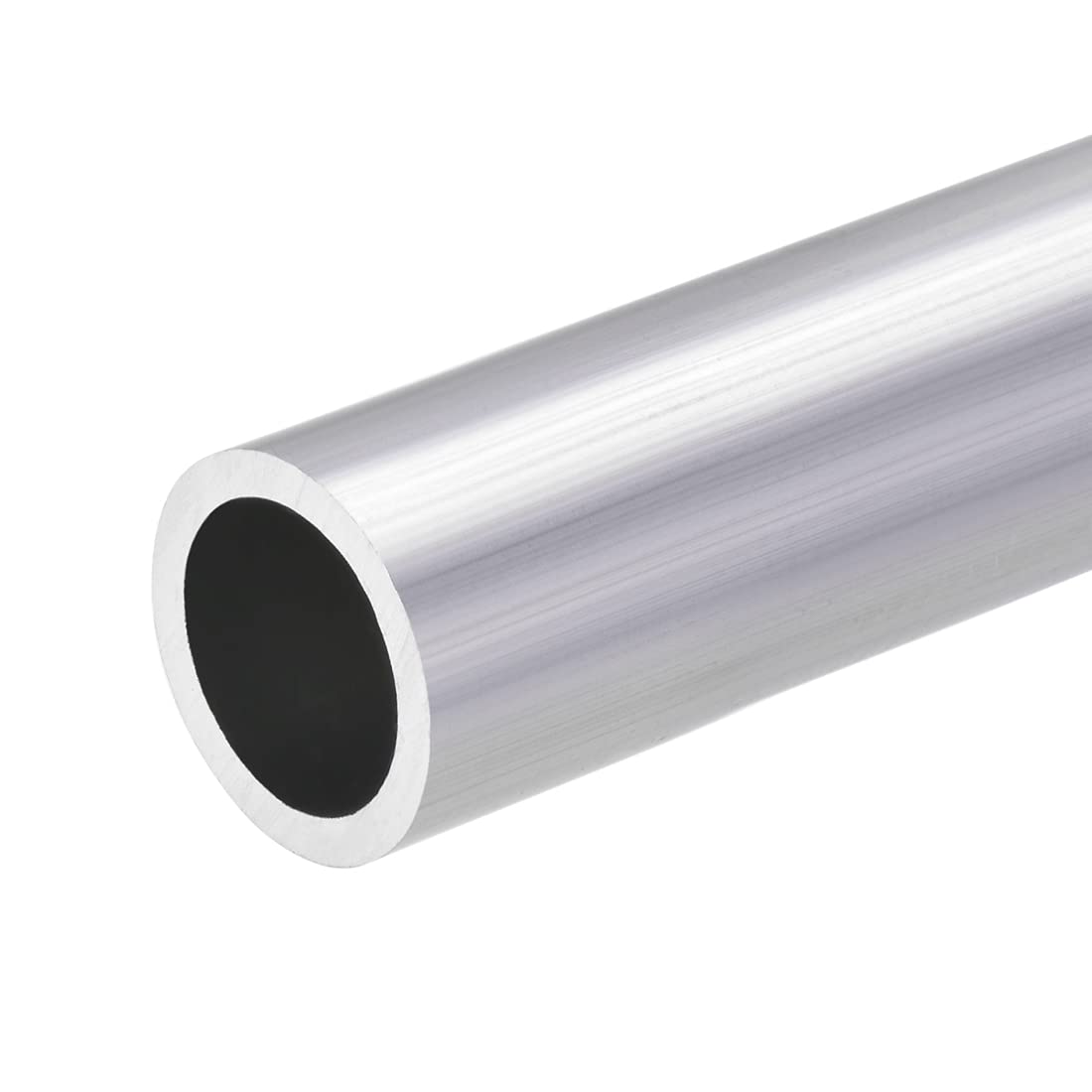 sourcing map Tube rond en aluminium 6063, 26mm OD 20mm ID 30cm de Longueur tube aluminium droit sans soudure