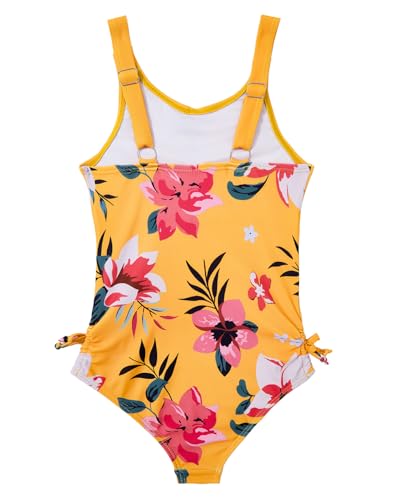 Image of Century Star Girls Bathing Suit One Piece Swimsuit for Kids Cute Bow Striped Swimwear for 4-13 Years