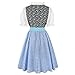 Grebrafan Oktoberfest Dress Women German Dirndl Costumes October Carnival Outfits X-Large