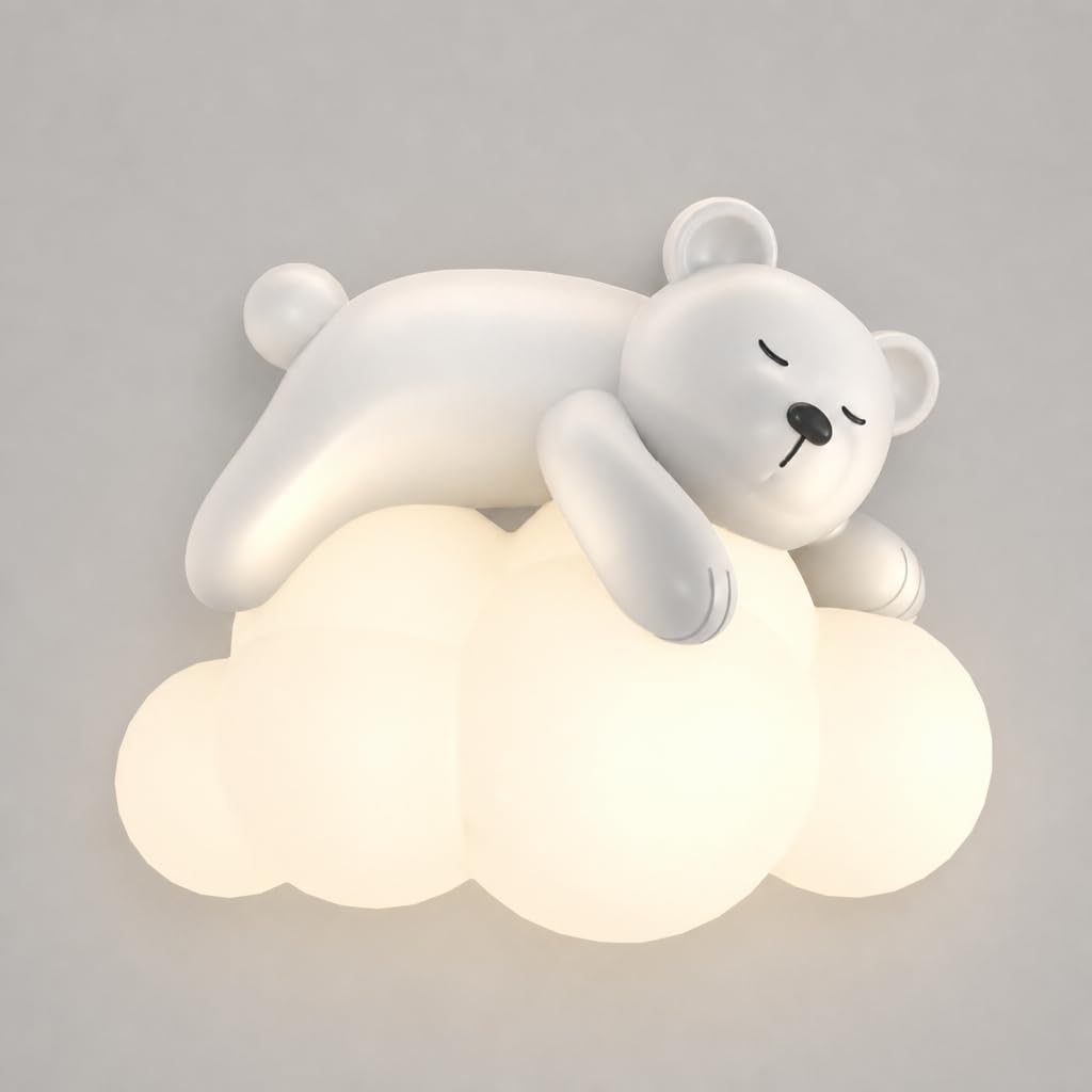 LED Kinderlampe Fernbedienung 3 Helligkeitsmodi Dimmbar Wandleuchte Tiere Innen Dekorative Wandlampe Moderne Tragen Design Cartoon Lampe Wand Acryl Lampenschirm 3 Farbtemperaturen