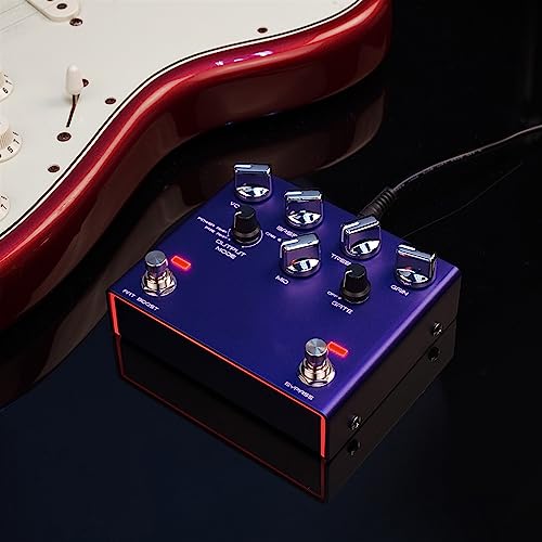 OUSIKA Pédale d’effet de Guitare à Distorsion Simulation d’ampli à Gain élevé Son métallique Moderne Noise Gate Accessoires de Guitare Pédale d’effet de Guitare Tuner - Les Beatles, Paul McCartney, John Lennon, RIngo Starr, George Harrison OUSIKA Pédale d'effet de Guitare à Distorsion Simulation d'ampli à Gain élevé Son métallique Moderne Noise Gate Accessoires de Guitare Pédale d'effet de Guitare Tuner – Image 5