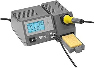 Fixpoint EP5 Digitale Lötstation 48 W mit LCD-Anzeige, Löttemperatur in 1 Grad Schritten wählbar, Temperaturbereich: 150-450 GradC, 51098