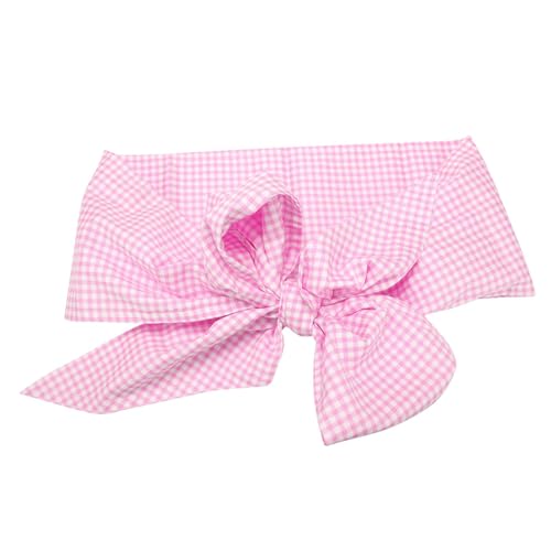 Image of VGEBY Newborn Swaddle Sash Maternity Bow Sash Newborn Infant Blanket Swaddling Blankets for Photo Stretch Wrap Blankets & Swaddling (Light Plaid)