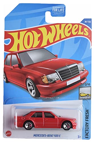 Hot Wheels Mercedes Benz 500 E, escala 1:64 miniatura 1