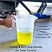 One Gallon 128oz Measure Pitcher - Convenient Conversion Chart - Strong Food Grade - Great for Lawn, Chemicals Pool, Ag, Lye, Home Hobbies, Motor Oil, Fluids - Turnah Precision Products, Made in USA