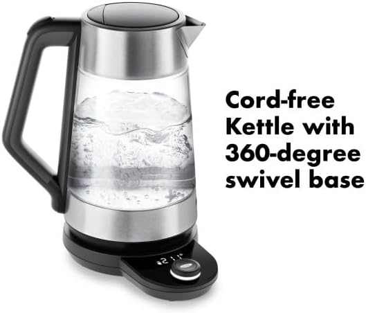 OXO Brew Adjustable Temperature Kettle, Electric, Clear