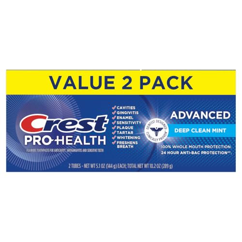 Pro-Health Advanced Deep Clean Mint Toothpaste with Fluoride, Gingivitis Treatment (5.1oz) Twin Pack - image 9