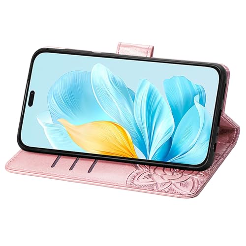 Reevermap Honor 200 Lite Case Glitter Crystal Flip PU Leather Phone Cover for Honor 200 Lite - Image 4