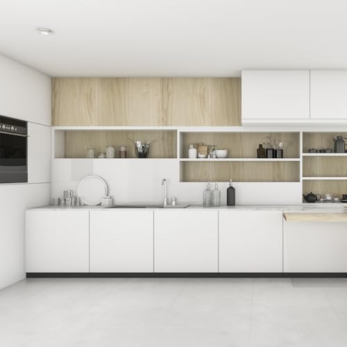 Sxutop 1 Rolle Melamin Kantenband Weiß 20mm x 25m Kantenumleimer mit Schmelzkleber Flexibel Kantenumleimer Furnier Vorgeklebtes Furnierband für Regal Schrank Türrahmen Schreibtisch