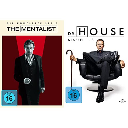 Bild: The Mentalist Komplettbox (exklusiv bei Amazon.de) [Limited Edition] & Dr. House - Die komplette Serie [Blu-ray] f�r 171,77 EUR bei amazon.de