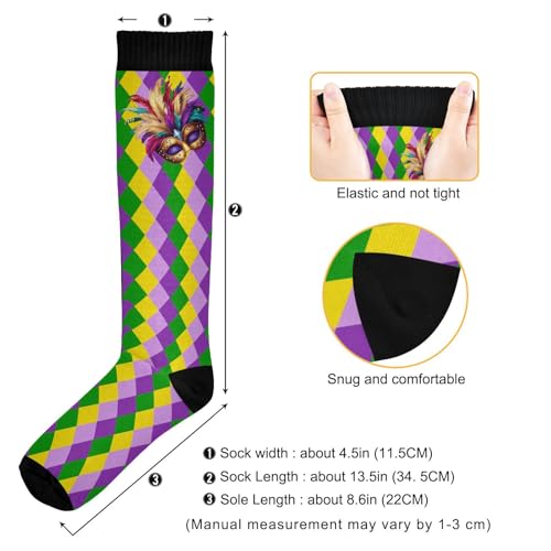 Image of Wusikd Cats Compression Socks for Women and Men Circulation Cute Long Socks for Athletic Running 1