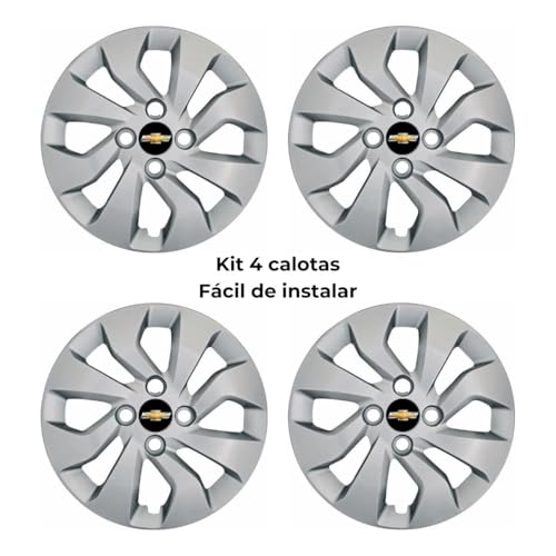 Jogo 4 Calotas Gm Onix Prisma 2017 2018 2019 2020 Aro 14