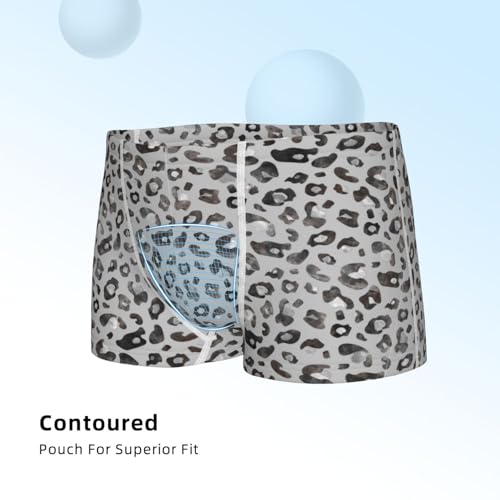 Boys' Cotton Boxer Brief Soft Underwear-Wild Animal Leopard Print4