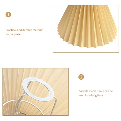 E27 Pleated Lamp Shade Replacement Fabric Table Floor Lamp Cover Light Cover For Bedroom Living Room #TOP2
