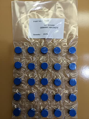 Data Control inc - Ceramic Magnets- 25 Pack (1/2
