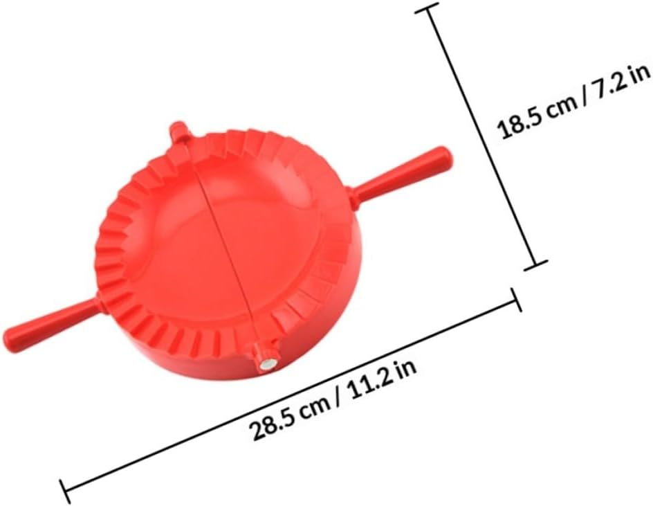 KICHOUSE 4pcs Plastic Dumpling Tool Set with Large, Medium, Small, and Mini Molds for Manual Dumpling Making, Pp Dough Seal Cutters Kitchen Utensils for Home Cooking Random Color