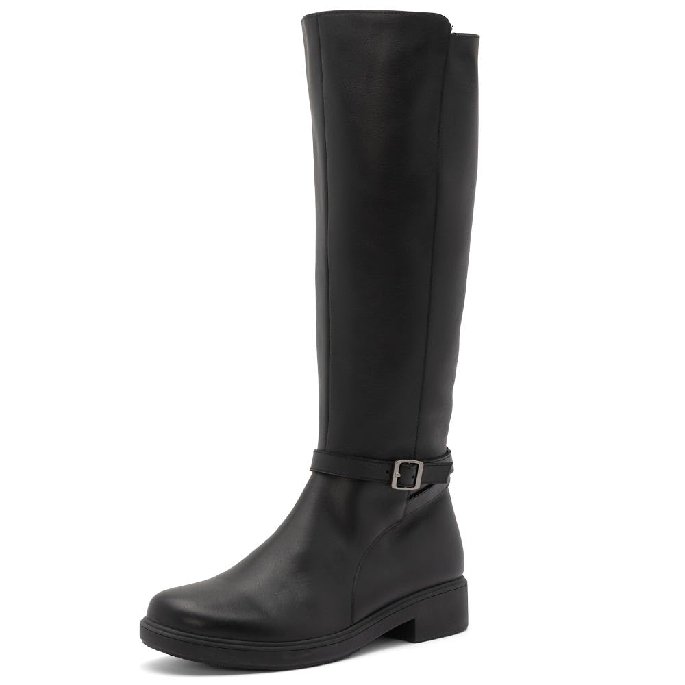 ABEO Compass Womens Tall Boots Fall Boots for Women Water Resistant Leather Built-In Orthotic Insole Comfortable Boots
