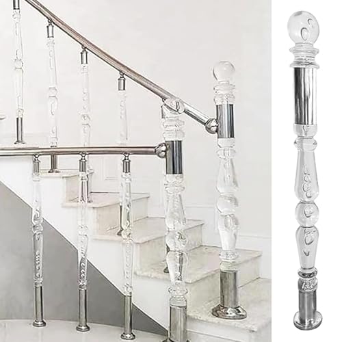 Balustres d'escalier en acrylique pour illuminer votre intérieur et garde-corps de terrasse