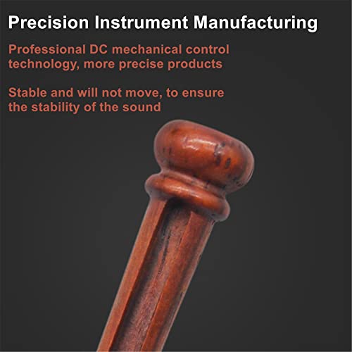 Miwayer Cocobolo Wood Guitar Bridge Pins Replacement Parts Brown For 6 & 12 String Acoustic Guitar (Big Abalone Dot) #TOP7