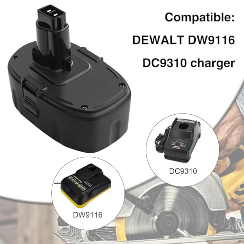 Image of DTK 7000mAh Replacement for Dewalt 18v Battery 7Ah XRP Lithium ion DC9096 DC9098 DC9099 DE9039 DE9095 DW9096 DW9098 DE9096 DE9098 DW9095 DE9503 DC9182 XRP 2Packs