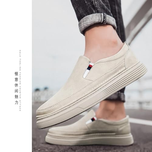 Men's Casual Skates, Men's Comfortable Walking Shoes, Lightweight Office Driving Dress Shoes3