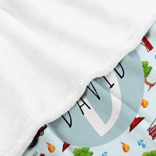 Image of Fire Truck Pattern Baby Blanket Gifts for Boys Girls Super Soft Blanket Swaddle Newborn Cozy Receiving Blanket Stroller Throw 40x30 in for Puppy