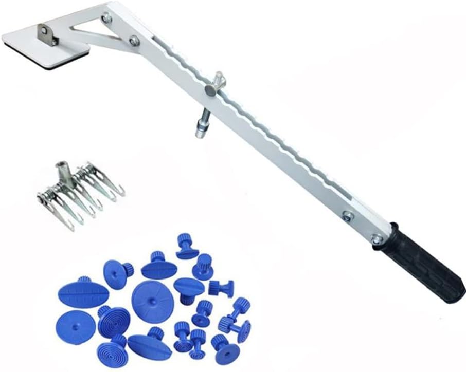 Dent Pull Lever Bar 6 Claw Hook Dent Puller Single Leg Lifter Portable Dent Pull Bar Aluminum Alloy for Car Dent Repairing (20)