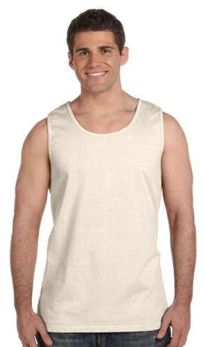 Image of Comfort Colors Adult Garment-Dyed Sleeveless Tank, IVORY, XXXX-Large