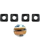 Drehbeschlag Drehteller Kugellager Drehscheibe Drehlager 360 Grad - für TV Rack Computer Monitor Plattenspieler